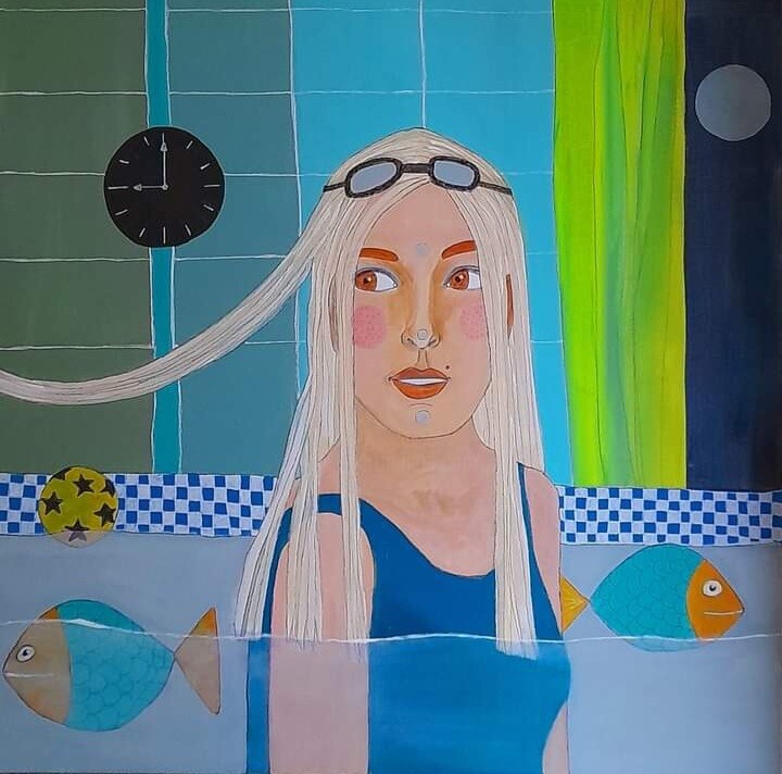 绘画,  23.6x23.6 in 