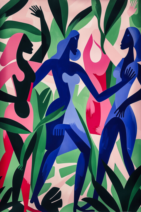Dschungel-Tanz der Liebe | Jungle-Dance Of Love 数字艺术