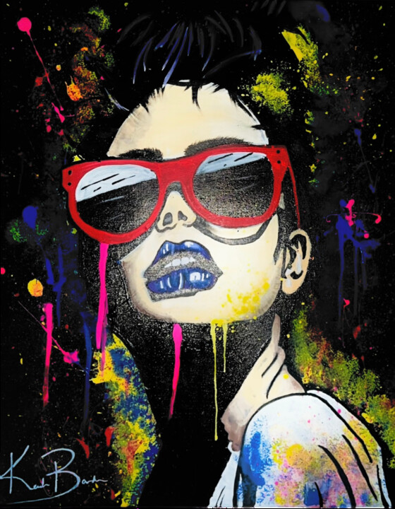 Glamour Gaze 绘画, 20x16 in