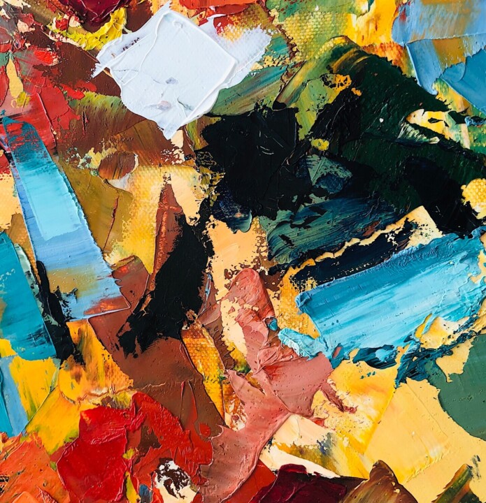 Superficie o textura de la obra de arte