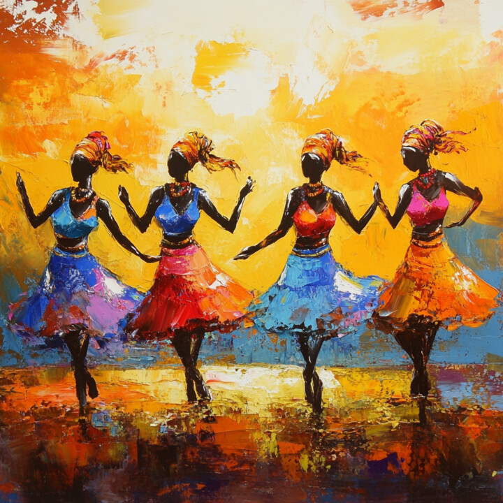 Dancing girls 数字艺术