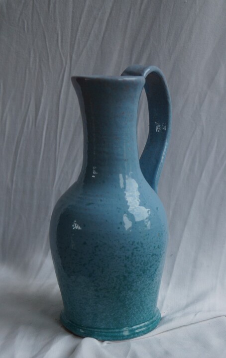 VASE EN DEGRADE DE BLEU 雕塑, 7.9x3.9 in
