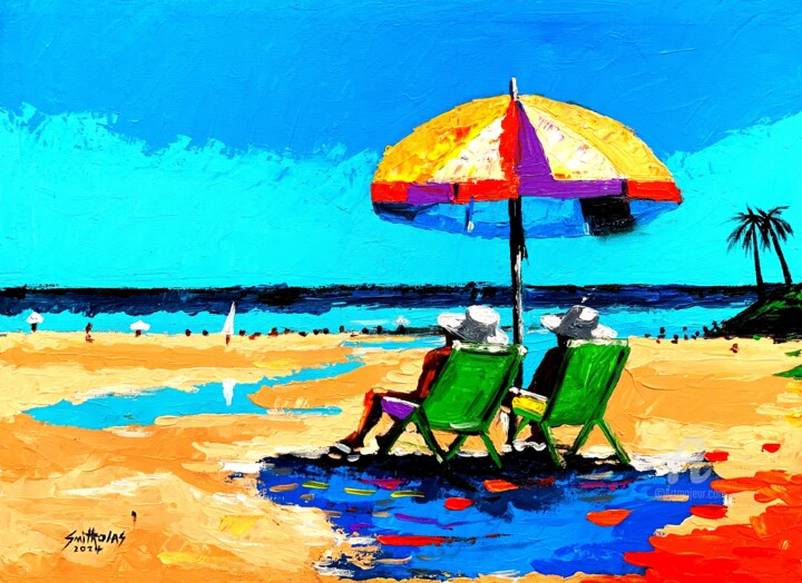 Summer Funfair 2 绘画, 17x23 in