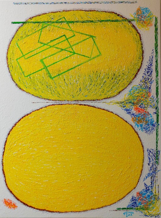 Peinture intitulée "point de vue d’un c…" par Sylvain Zabeth, Œuvre d'art originale, Acrylique Monté sur Châssis en bois