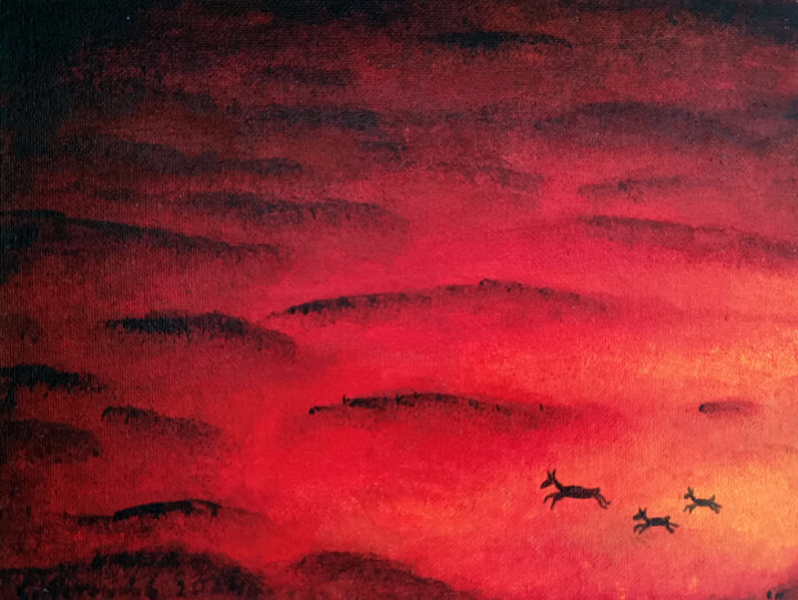 绘画,  7.9x9.8 in 