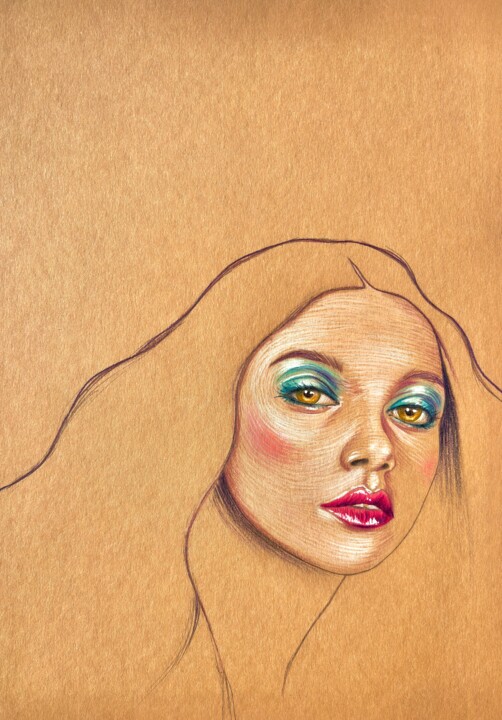 70s Drawing, 11.7x8.3 in