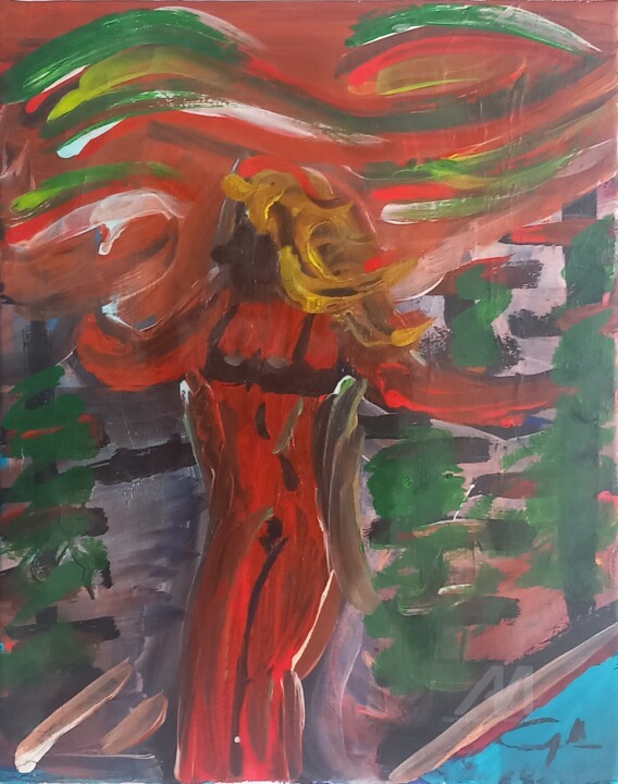 Painting "FantasticMind" 绘画, 11.8x9.5 in