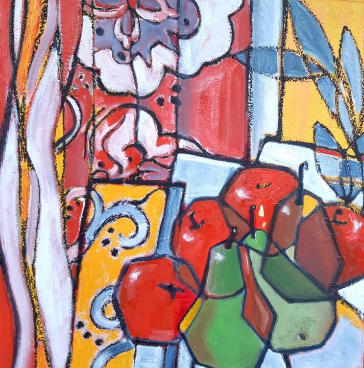 绘画,  19.7x19.7 in 