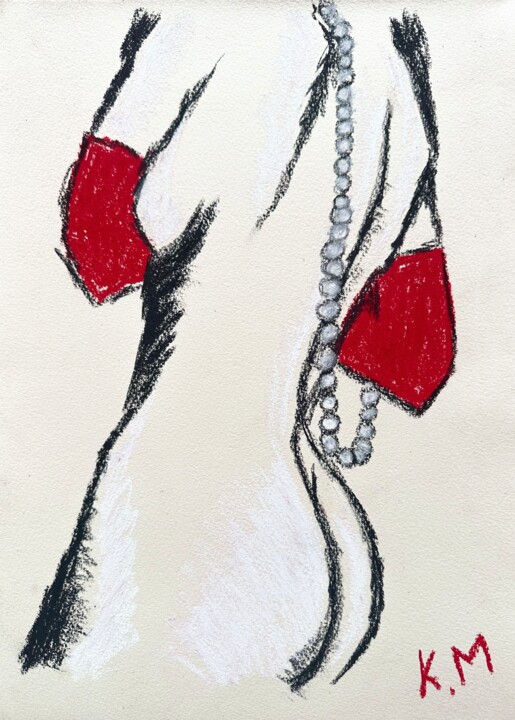 Red Gloves Mystery Malarstwo, 14,2x10,2 in