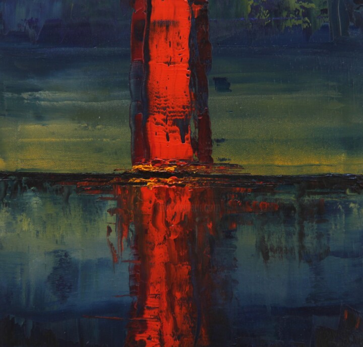 Stand 绘画, 14.2x14.2 in