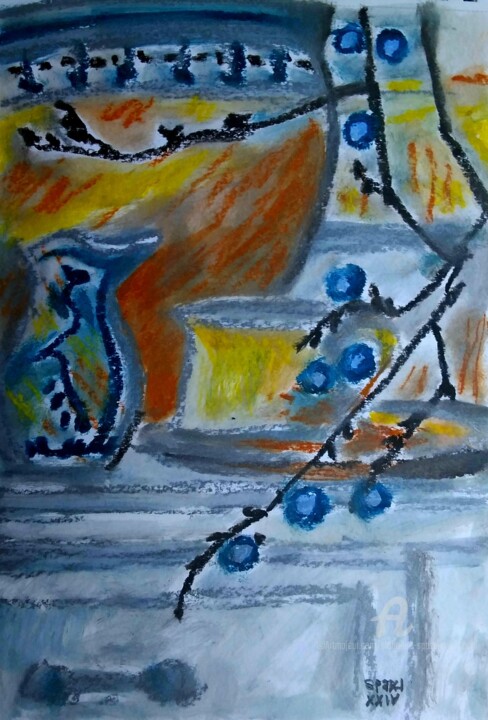 Arangement nature morte recipients en ceramique Tablo, 11,8x7,9 in