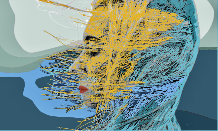 绘画,  21.3x35.4 in 