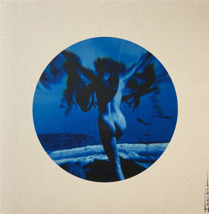 Indigo - Mer Printmaking, 11.8x11.8 in