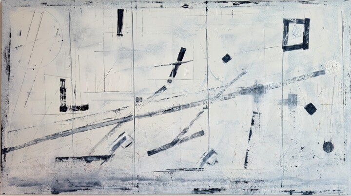 A Point in the Dream 绘画, 39.4x70.9 in