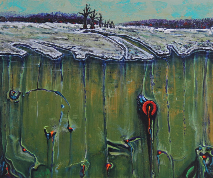 绘画,  20.1x24 in 