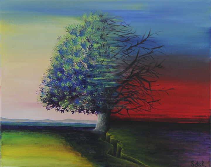 The Threshold 绘画, 16.1x20.1 in