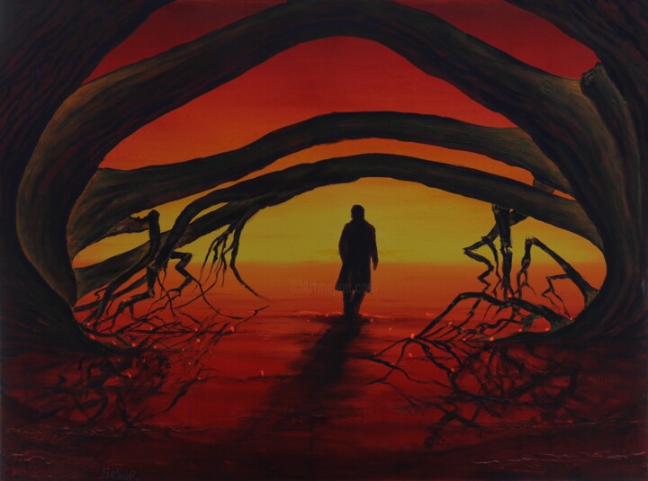 This Way Schilderij, 18,1x24 in