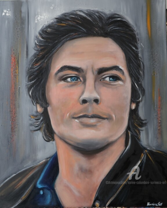 ALAIN DELON Tablo, 32,3x25,6 in