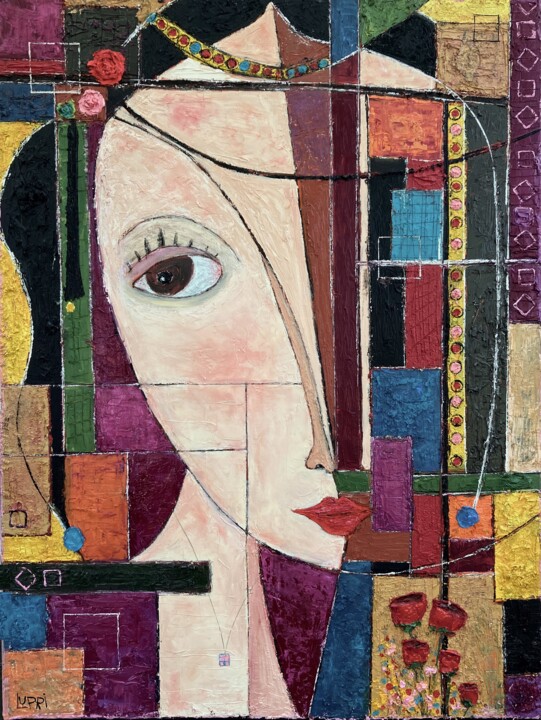 Fair Lady Camilia 绘画, 40x30 in