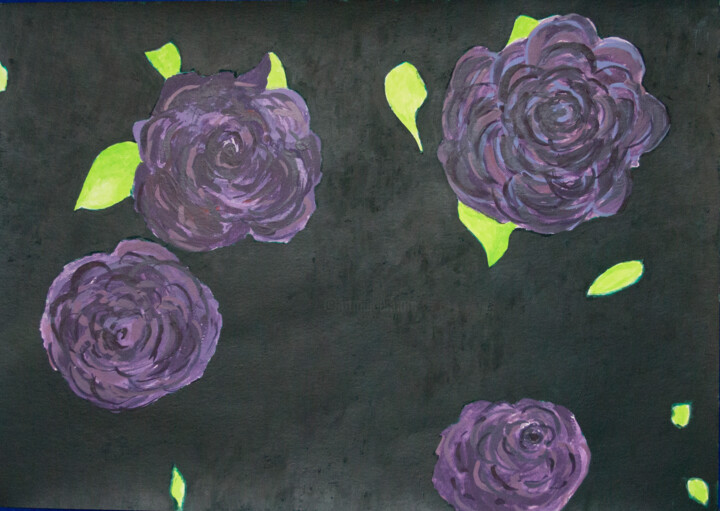 Painting titled "Integration: the 4…" by Marjolein Gamble, Original Artwork, Acrylic
