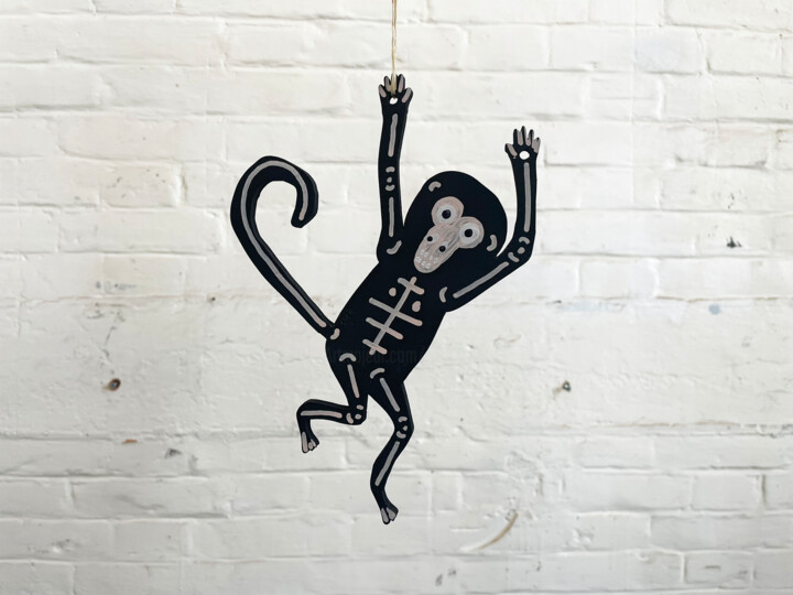 SPIDER MONKEY #4 / no. 2 雕塑, 8.1x6.7 in