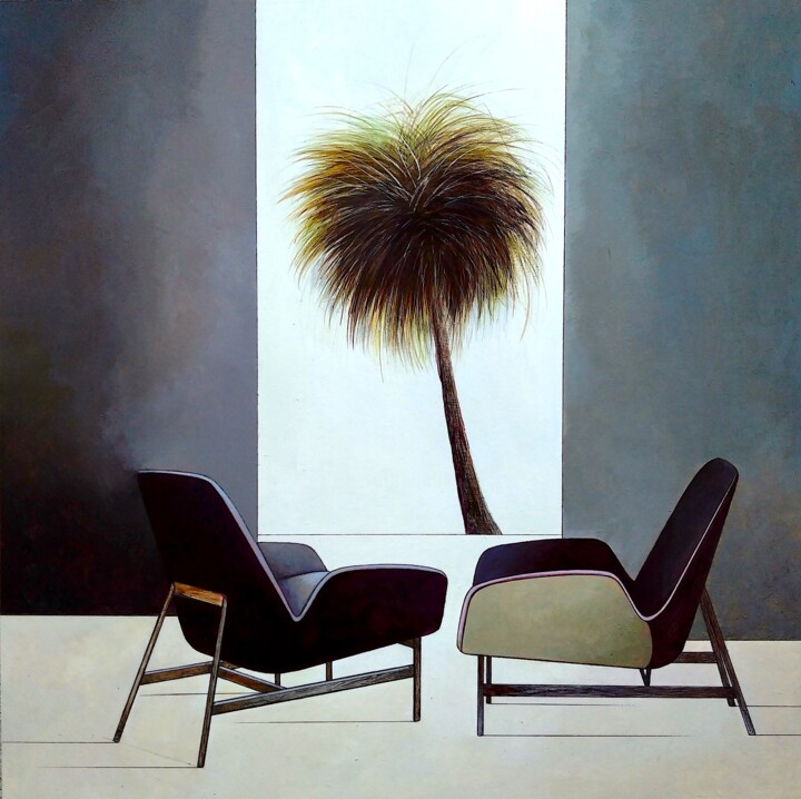 Peinture intitulée "HAVANE" par Mea N. Ambrozo, Œuvre d'art originale, Acrylique