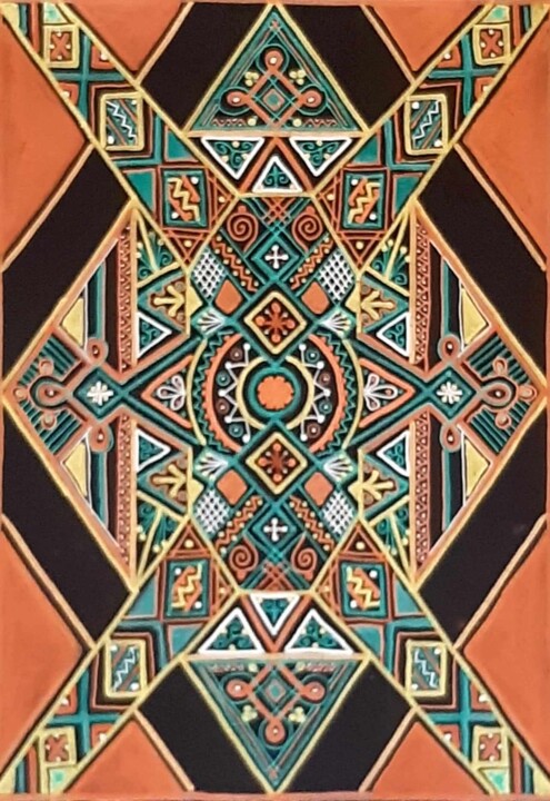 KILIM DE L'ATLAS 图画, 11.6x8.3 in