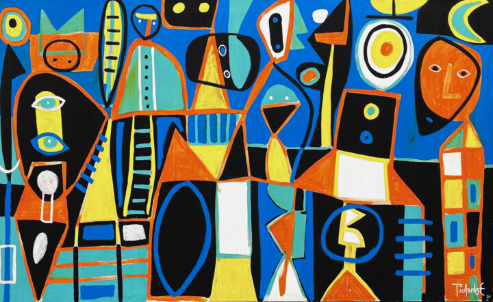 绘画,  49.2x82.7 in 