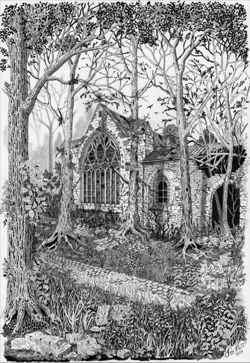 图画,  27.6x19.7 in 