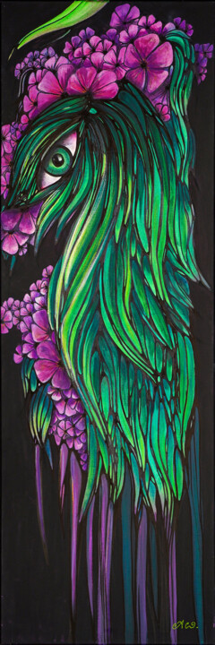 Little Sista 绘画, 47.2x15.8 in