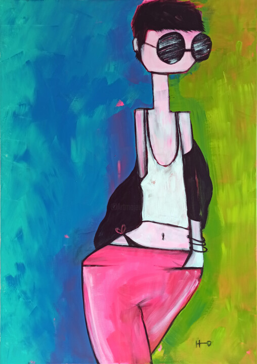 Chloe 绘画, 39.4x27.6 in
