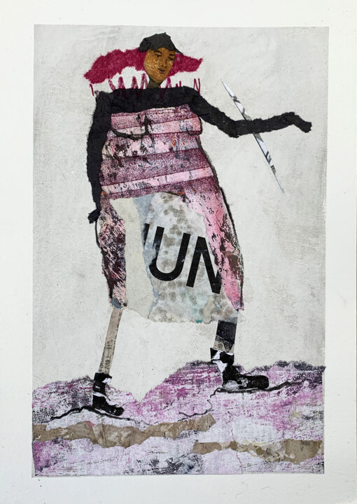 Spinnenfrau 绘画, 11.7x8.3 in