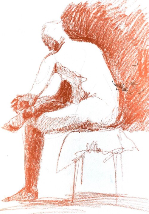 图画,  11.8x8.3 in 