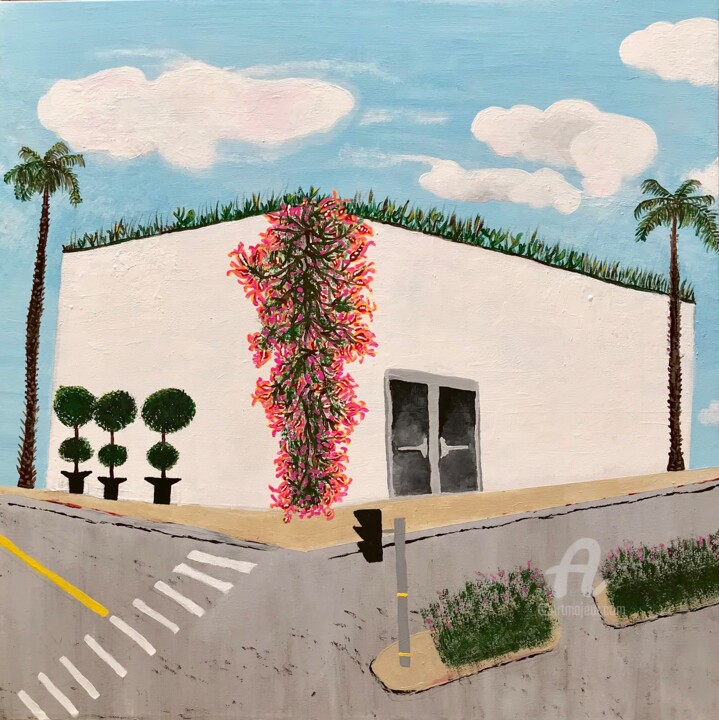IMMEUBLE BLANC 绘画, 24x24 in