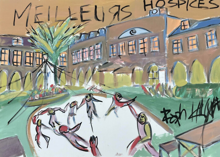 Meilleurs Hospices 绘画, 39.4x55.1 in