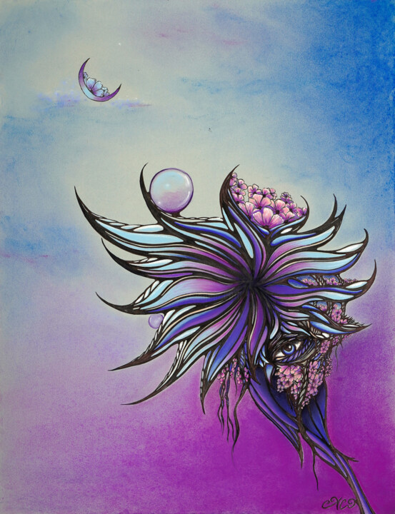 "Mista Bubble has a dream..." 图画, 25.6x19.7 in
