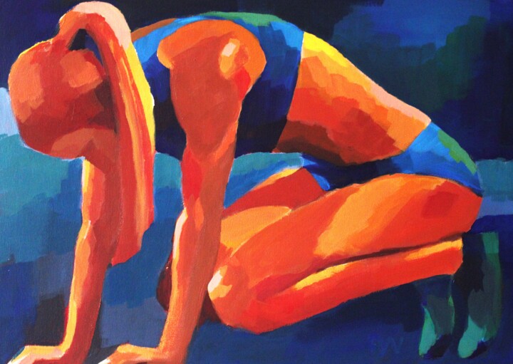 Reprends ton souffle 绘画, 19.7x27.6 in