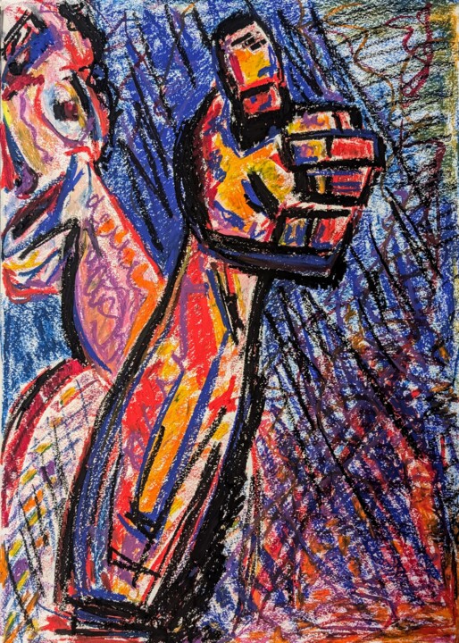 Thumbs up 绘画, 23.4x16.5 in