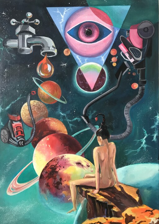 Painting,  27.6x19.7 in 
