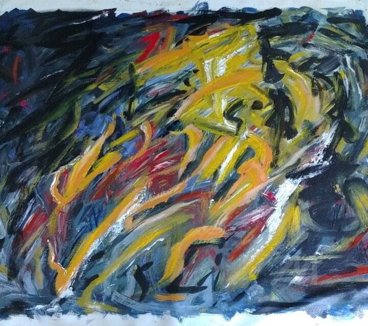 绘画,  33.5x43.3 in 