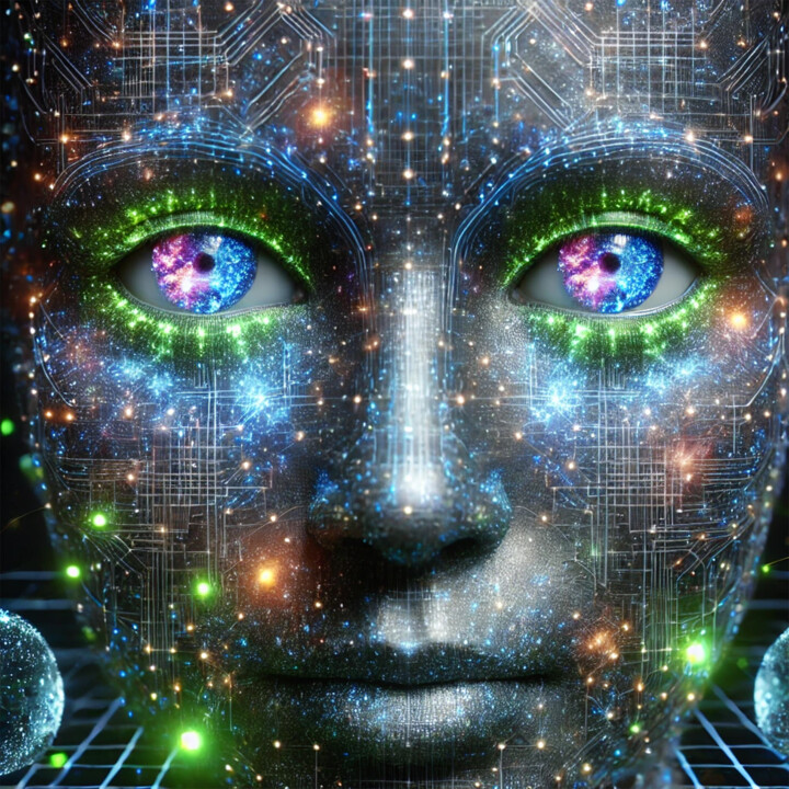 数字艺术 标题为“OPEN AI o1 Self-Por…” 由Alberto Capitani, 原创艺术品, AI生成的图像