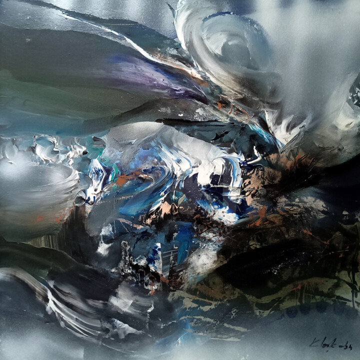 "Darkness and Divine…" başlıklı Tablo Kloska Ovidiu tarafından, Orijinal sanat, Akrilik Ahşap Sedye çerçevesi üzerine monte…