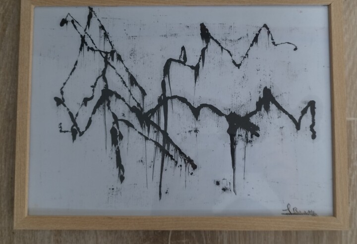 l'alpiniste 绘画, 6.7x9.5 in