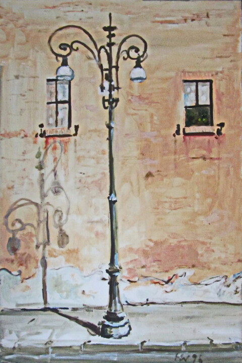 Rom, Laterne 绘画, 23.6x15.8 in