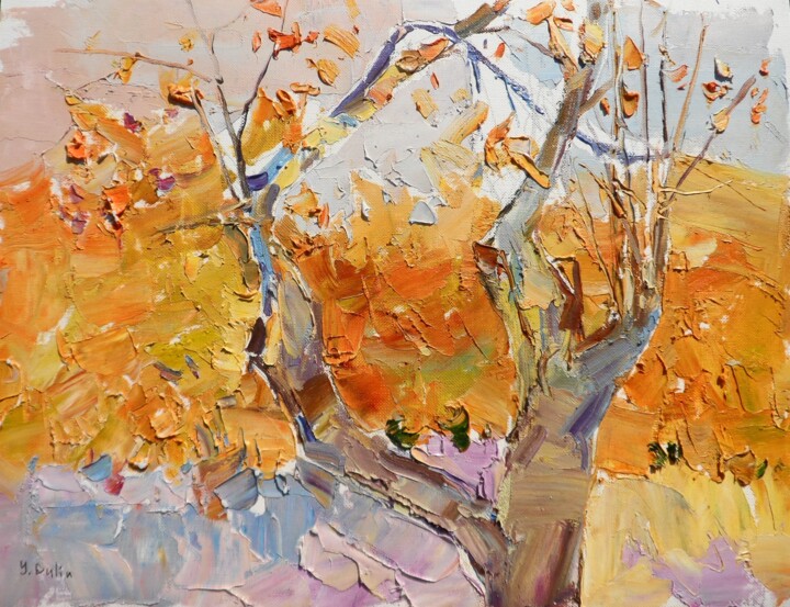 "Autumn in the garden " Картина, 9,8x12,8 in