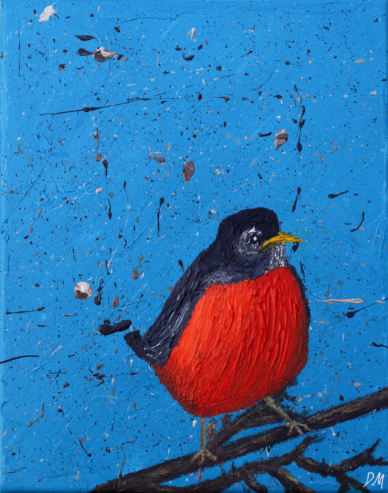 Big Rob 绘画, 12x9 in