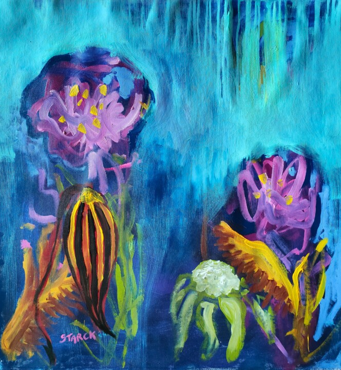 Composition florale 08242 绘画, 29.9x28.4 in