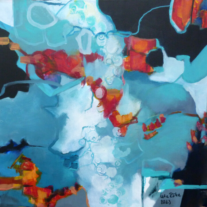 Spiel mit Farbe 10 绘画, 15.8x15.8 in