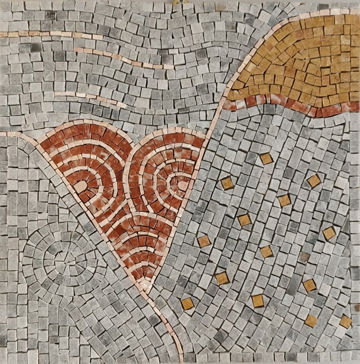 Texture 1 雕塑, 15.8x15.8 in