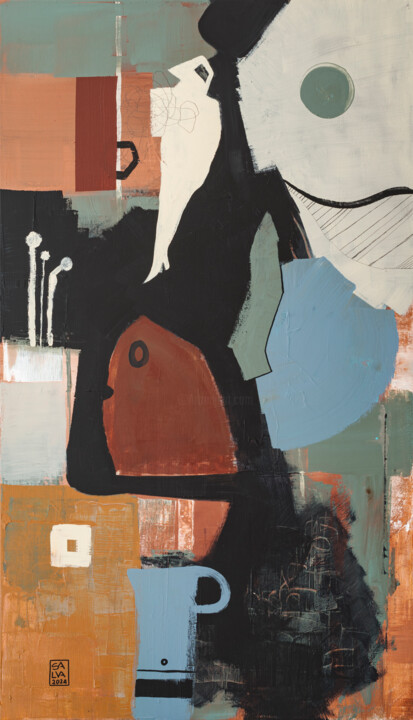 composizione_22_24 绘画, 47.2x27.6 in